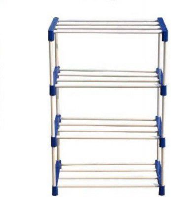 AMAZEE Metal Collapsible Shoe Stand  (4 Shelves, DIY(Do-It-Yourself))
