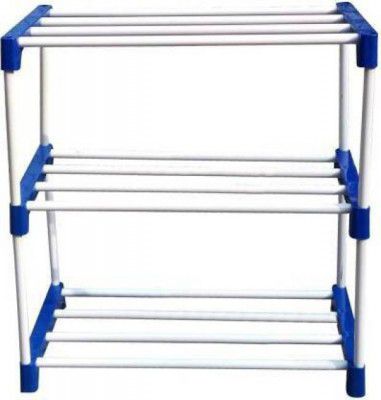 AMAZEE Plastic, Metal Shoe Stand  (3 Shelves, DIY(Do-It-Yourself))