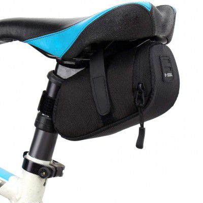 AmaZeus 3 Color Nylon Bicycle Bag Bike Waterproof Storage Saddle Bag