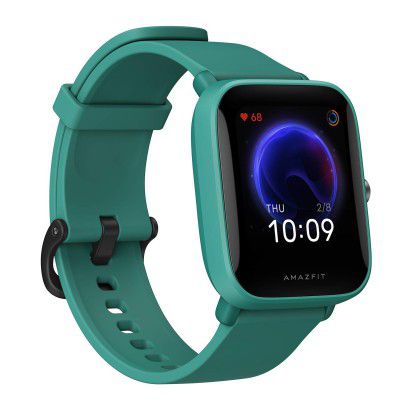 Amazfit Bip U Smart Watch, SpO2 & Stress Monitor,3.63 cm (1.43 ) HD Color Display, 60+ Sports Modes, Breathing Training, 50+ Watch Faces (Green)