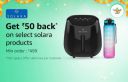 Amazon Great Indian Festival: ₹50 Cashback on Selected Solara Products with 100 Diamonds...