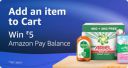 Amazon: Add Product in cart & Win ₹5 Amazon Pay Balance...