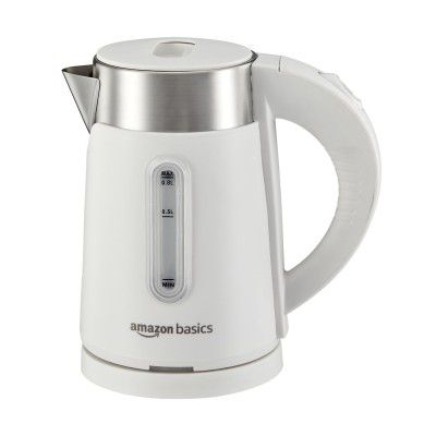 Amazon Basics 0.8 Litre Electric Kettle | 800W | 360° Swivel Base | Multipurpose Travel Kettle