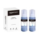 amazon basics 003 Refill Ink Bottle (Dual Pack) (70ml, Cyan)...