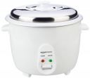 Amazon Basics 1.8 L Electric Rice Cooker | Auto Cut-Off | Cooking Capacity of 750g (White)...
