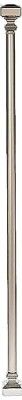 amazon basics 1' Solid Curtain Rod With Square Ends, 36' To 72', Nickel, 77.5x3.6x2.8 Inches