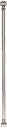 amazon basics 1' Solid Curtain Rod With Square Ends, 36' To 72', Nickel, 77.5x3.6x2.8 Inches...