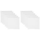 Amazon Basics 100% Cotton Canvas Board (4x4 inches) | Acid-Free | MDF Board | Anti-Fungal | for Oil & Acrylic Painting (Pack of 12)...