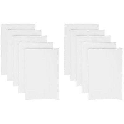 Amazon Basics 100% Cotton Canvas Board (4x6 inches) | Acid-Free | MDF Board | Anti-Fungal | for Oil & Acrylic Painting (Pack of 10)