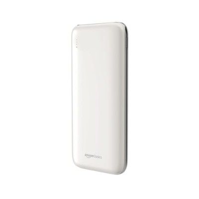 Amazon Basics 10000 mAh 22.5W Ultra Fast Charging Power Bank | Type C Power Delivery (Input & Output) | Quick Charge (White)