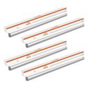 amazon basics - 10W LED Batten, Cool White (Pack of 4)...