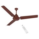 Amazon Basics 1200mm 32W BLDC Energy Saving Ceiling Fan with Remote| 5 stars Rated, Luster Brown...