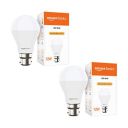 amazon basics - 12W LED Bulb, Cool White (Base B22, Pack of 2)...