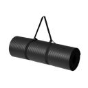 Amazon Basics 13mm Extra Thick NBR Yoga and Exercise Mat with Carrying Strap, Black...