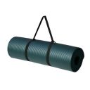 Amazon Basics 13mm Extra Thick NBR Yoga and Exercise Mat with Carrying Strap, Steel...