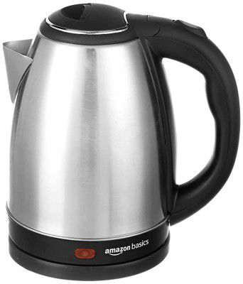 Amazon Basics 1500W Stainless Steel Electric Kettle (1.8L)