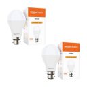 Amazon Basics - 15W LED Bulb, Cool White (Base B22, Pack of 2)...