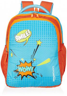 Amazon Basics 18 L Printed School Backpack for Boys & Girls