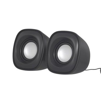 amazon basics 2.0 Multimedia Speaker for PC | 3.5 mm Aux-in | 2x3W