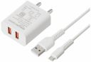 Amazon Basics 2.4 A Dual USB Wall Charger & Micro USB Cable (White)...