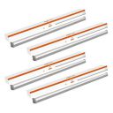 amazon basics - 20W LED Batten, Cool White (Pack of 4)...