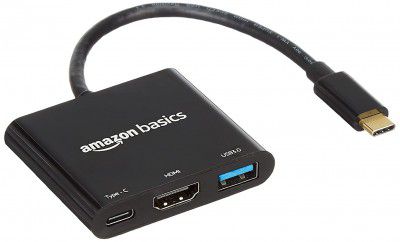 Amazon Basics 3-in-1 USB Type C Adapter  