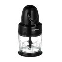 Amazon Basics 300 Watts Wired Electric Chopper with 4-leaf Rust-Resistant Blades and Unbreakable 830 ml Polycarbonate Jar (One-Touch Operation)...