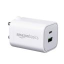 Amazon Basics 33W GaN Wall Adapter | Mobile Charger | Fast Charging for iPhone, iPads, Android Phones | 9-Layer Circuit Protection | BIS Certified (White)...