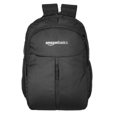 Amazon Basics 36L Laptop Backpack for Men & Women | Black