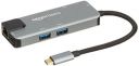 Amazon Basics 6-in-1 USB C Hub Multiport Adapter with LAN Port/HDMI/Type - C & Two USB 3.0 Ports (Black)...