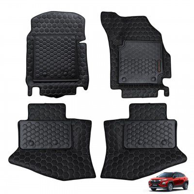 Amazon Basics 8D Premium Car Floor Mats for Maruti Fronx