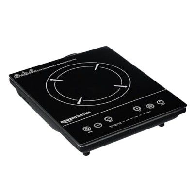 Amazon Basics AB-ICT-CB-2000 2000 Watts Crystal Polished Induction Cooktop