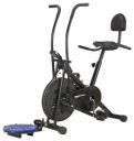 Amazon Basics Air Bike Exercise Cycle with Moving or Stationary Handles, Max User Weight 100 Kg...
