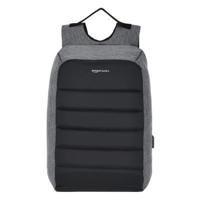 amazon basics Anti Theft Design Laptop Bag, With USB Charging Port