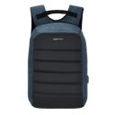 Amazon Basics Anti Theft Design Laptop Bag, With USB Charging Port (25L, Grey and Black)...