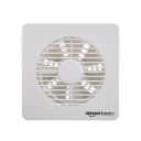 Amazon Basics Axial 6'' Fan | 22W | 7 Blades | 135 mm Sweep | 7.5 dB Low Noise | Window Mount ...