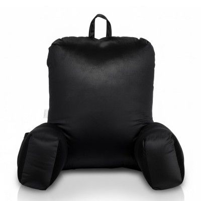 amazon basics Backrest Cushion for Bed Sitting with Arms | Reading Support for Sofa & Chair 