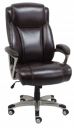 Amazon Basics Big & Tall Executive Chair (Brown, Leather)...