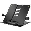Amazon basics Book Holder Stand | Sturdy, Portable & Lightweight Metal Ideal for Desk Book Stand for Cookbooks & A4 Size Documents ...