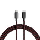 amazon basics Braided Type C to C Cable 60W Fast Charging | 1.2m, Tangle Free Cable...