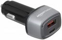 Amazon Basics Car Charger with 36W Fast Charging | Dual Port -Type C and USB Output | Micro USB Cable Included (Black)...