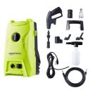 Amazon Basics Car Pressure Washer, 1400W, 110 Bar, Max Flow Rate - 6.5Litres/Min, Ideal for Car Bike & Home Cleaning, Green and Black (Without Inlet Pipe)...