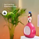 amazon basics Charming Storage Doll Figurine – Pack of 1, Pink...