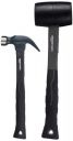 Amazon Basics Claw Hammer & Rubber Mallet Hammer | Fiberglass Handle 2 Pcs Set...