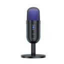 Amazon Basics Condenser USB Microphone with Adjustable Stand | Plug and Play | RGB Effects for Recording, Streaming, Gaming, Podcasting for PC and Mac (Black)...