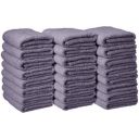 Amazon Basics Cotton Hand Towel 448 GSM (Pack of 24, Lavender)...