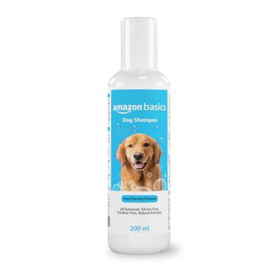 Amazon Basics Deep Cleansing Shampoo for Dogs | 200 ML