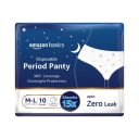 Amazon Basics Disposable Period Panties For Girls | M-L | 10 Count (Pack of 1)...