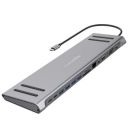 Amazon Basics Dock Station,13 in 1 USB C HUB Docking Station,USB C Network Hub with HDMI VGA PD(3.0),4*USB 2*USB C, 10/100M Gigabit. Laptop Stand for MacBook iPad Surface pro and More Windows Laptop...
