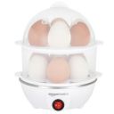 Amazon Basics Double Decker Plastic Egg Boiler | Stainless Steel Heating Plate...